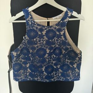 Patrizia Pepe Blue crop top. New with tag